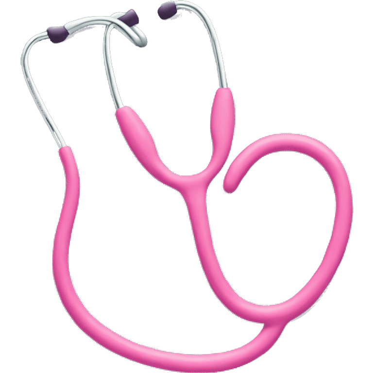 Pink stethoscope  emoji