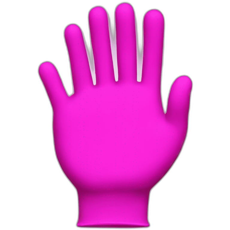 Fan for the Hand in magenta emoji