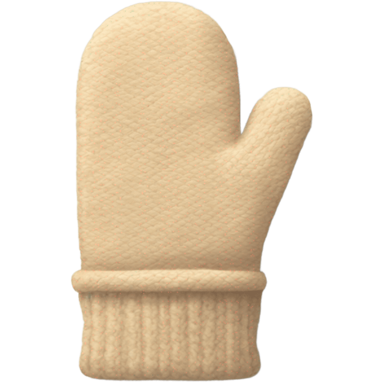 Beige mittens emoji