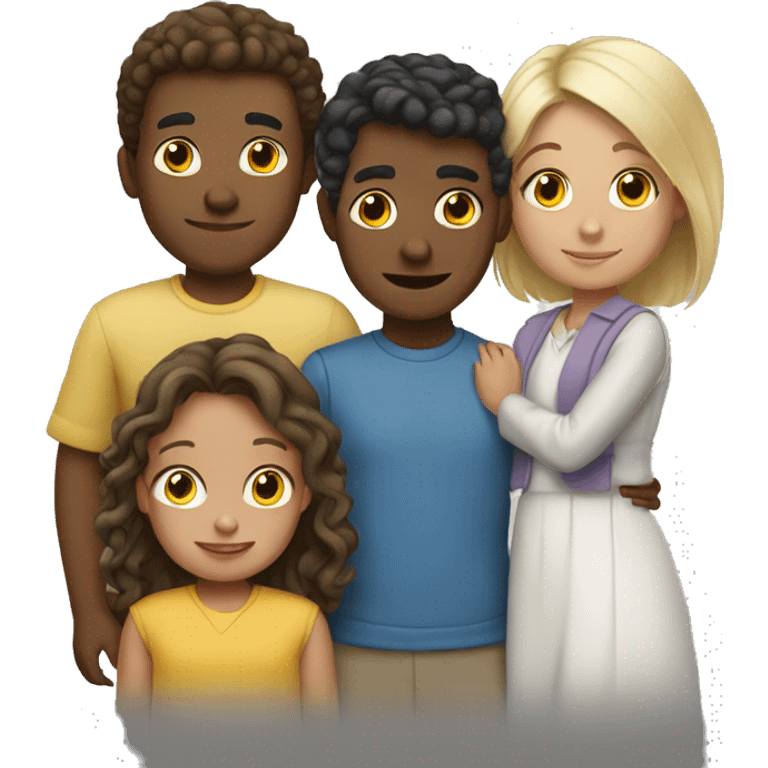 family-of-5-white-twogirls-oneboy emoji