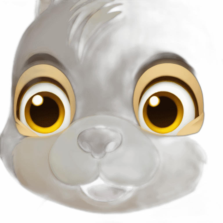 A crying squirrel emoji