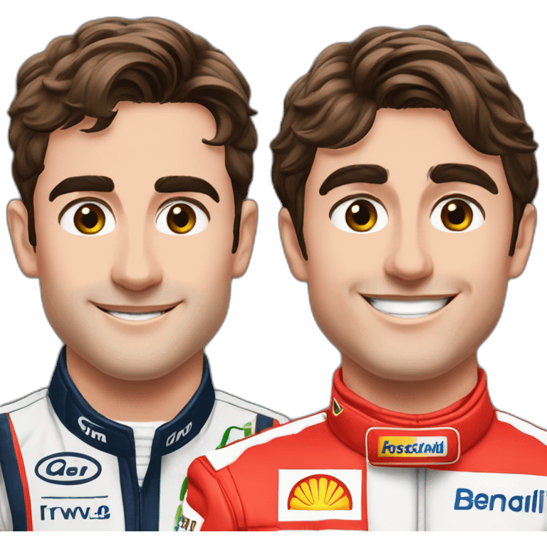 Charles Leclerc and Carlos Sainz emoji