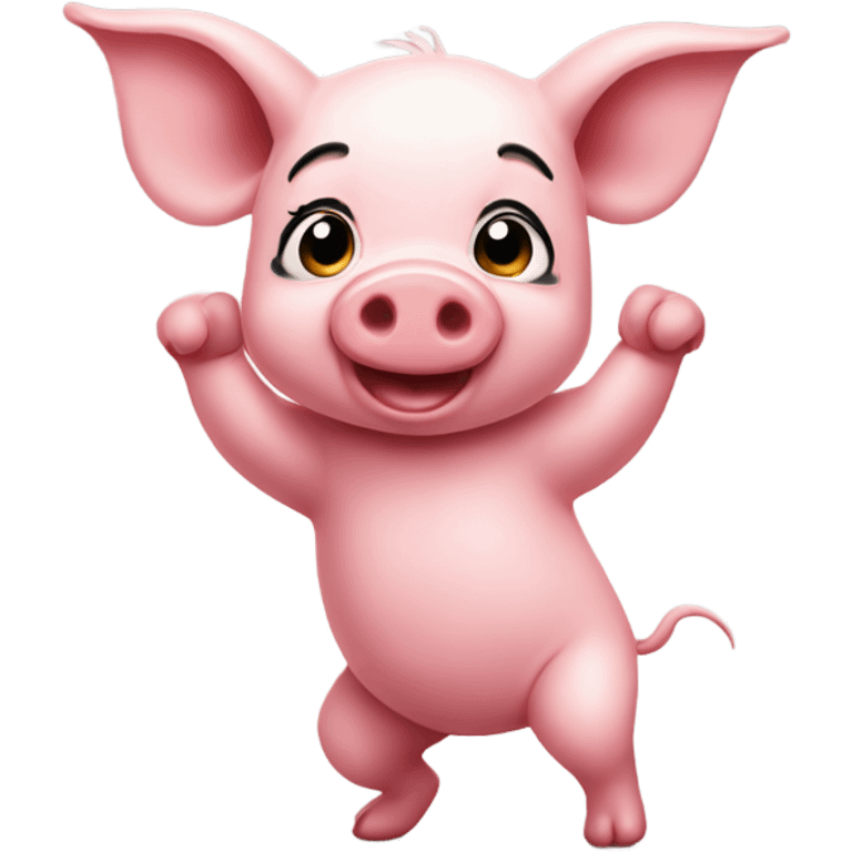 Twerking piglet  emoji