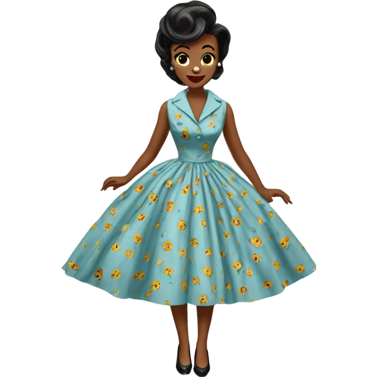 vintage 50's dress emoji