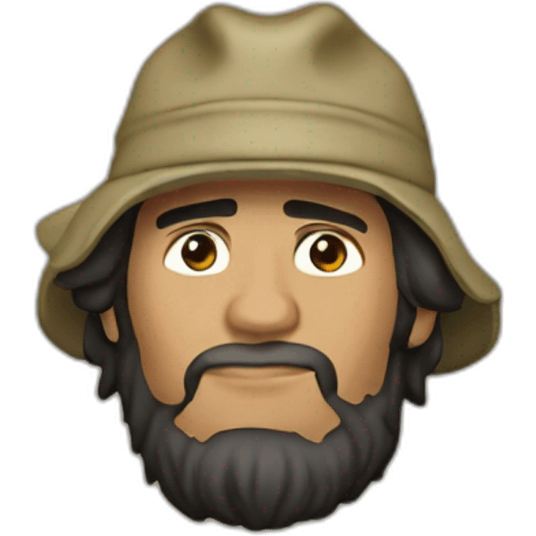 Cheguevara whithout cap emoji