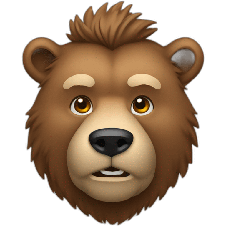 grizzly strong bear emoji