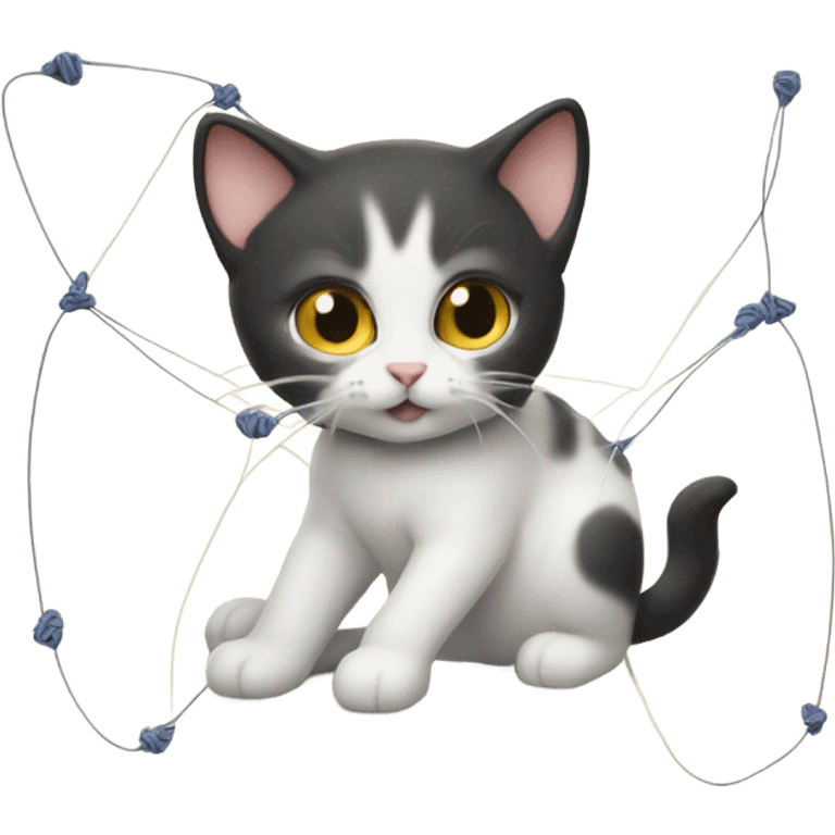 String theory but cats emoji