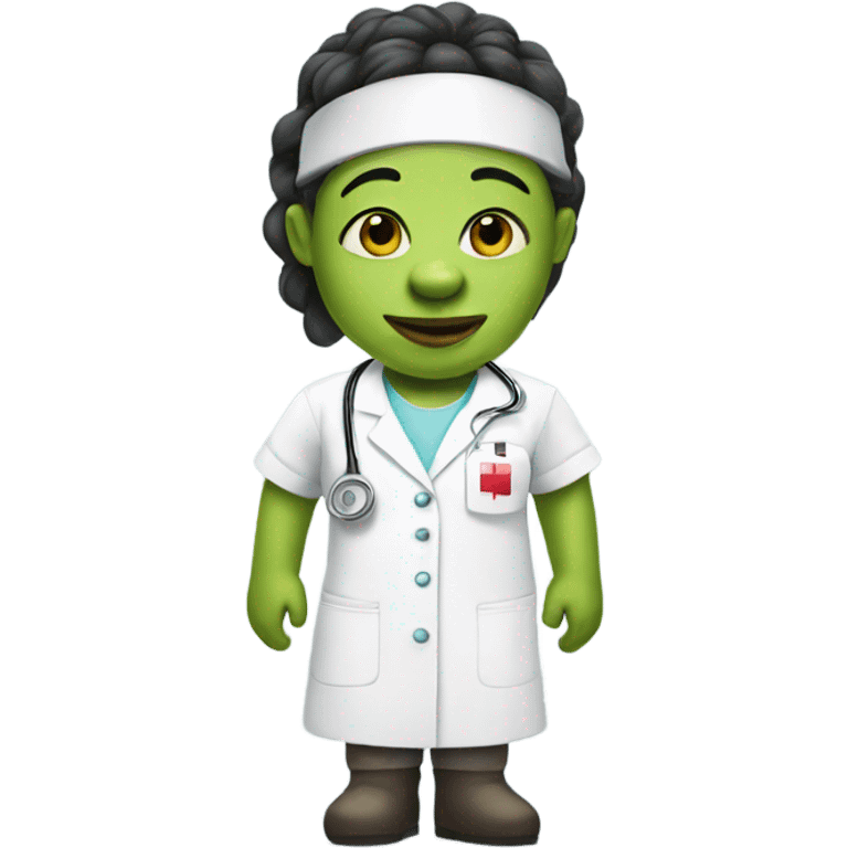 Shrek as a nurse  emoji