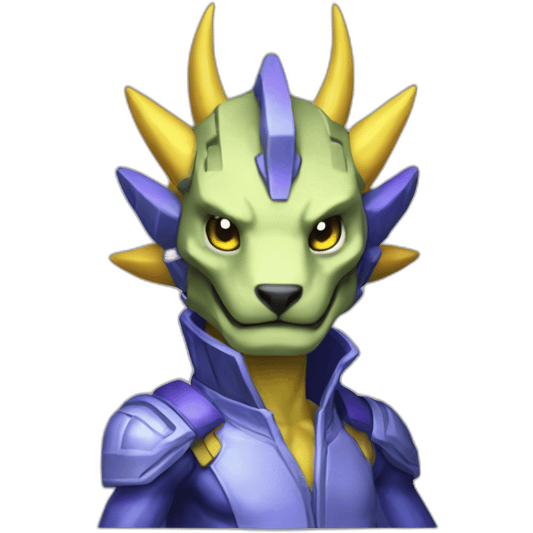 Digimon gabumon man emoji