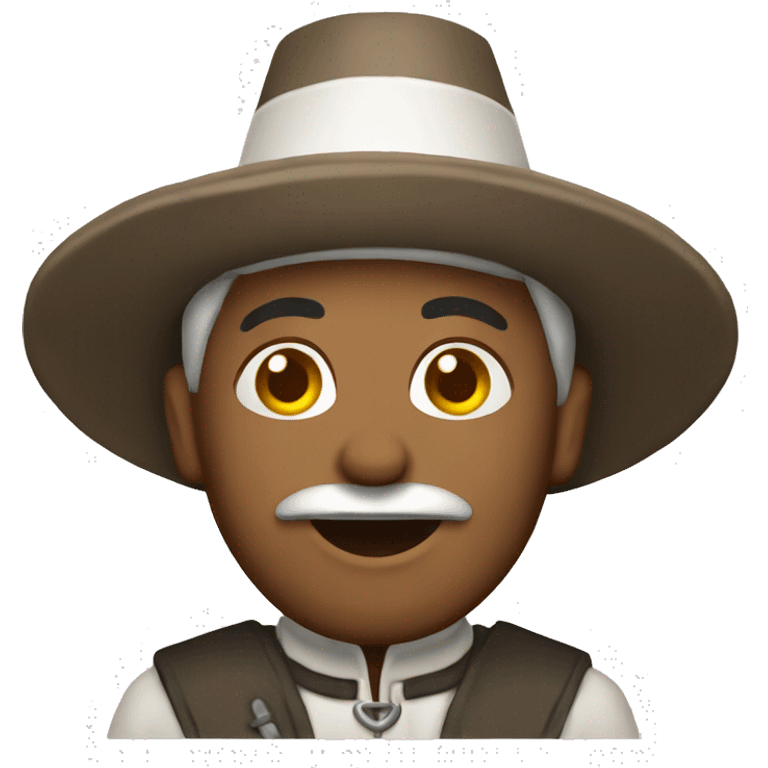 Thanksgiving white pilgrim emoji