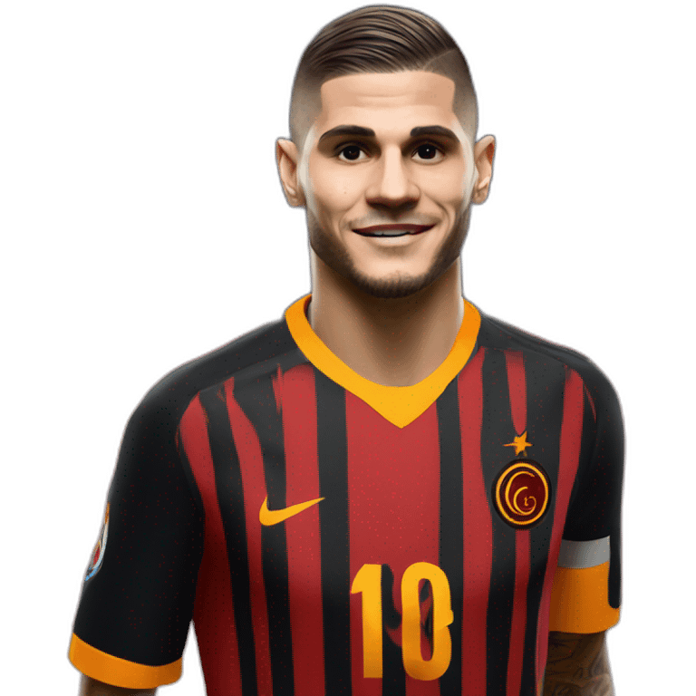 Icardi with Galatasaray shirt emoji