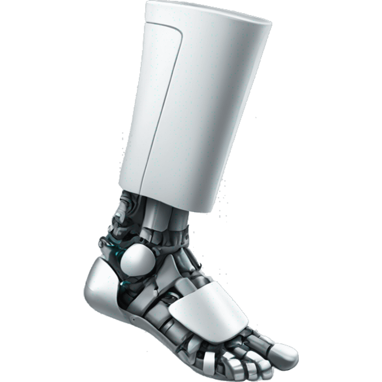 robotic foot emoji