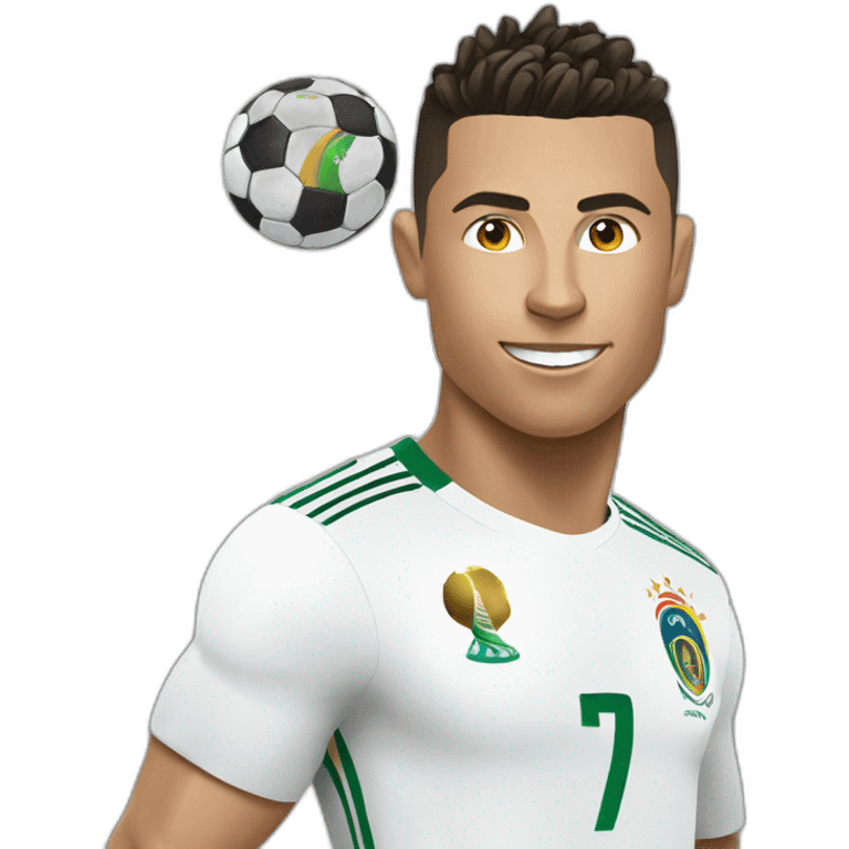 Ronaldo and world cup emoji