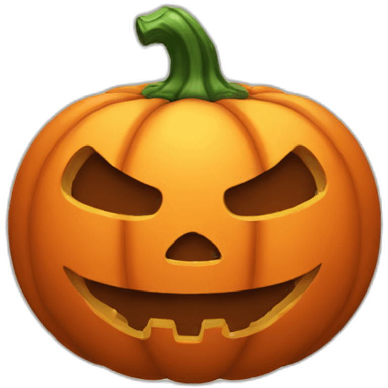 Jack o lantern emoji