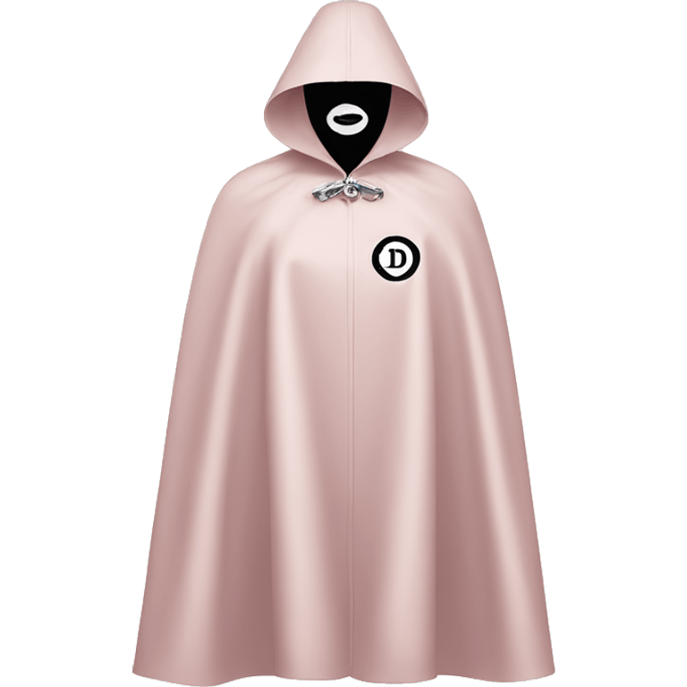 Dior logo on a cape emoji