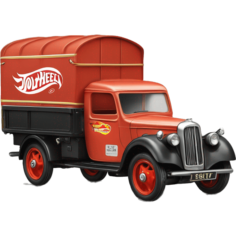 Hot wheels 1951 Jowett Bradford removals lorry  emoji