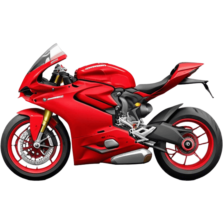 Ducati Panigale (Sportbike) - Ducati Panigale V4 (Model Year: 2022) (Iconic colour: Red) emoji