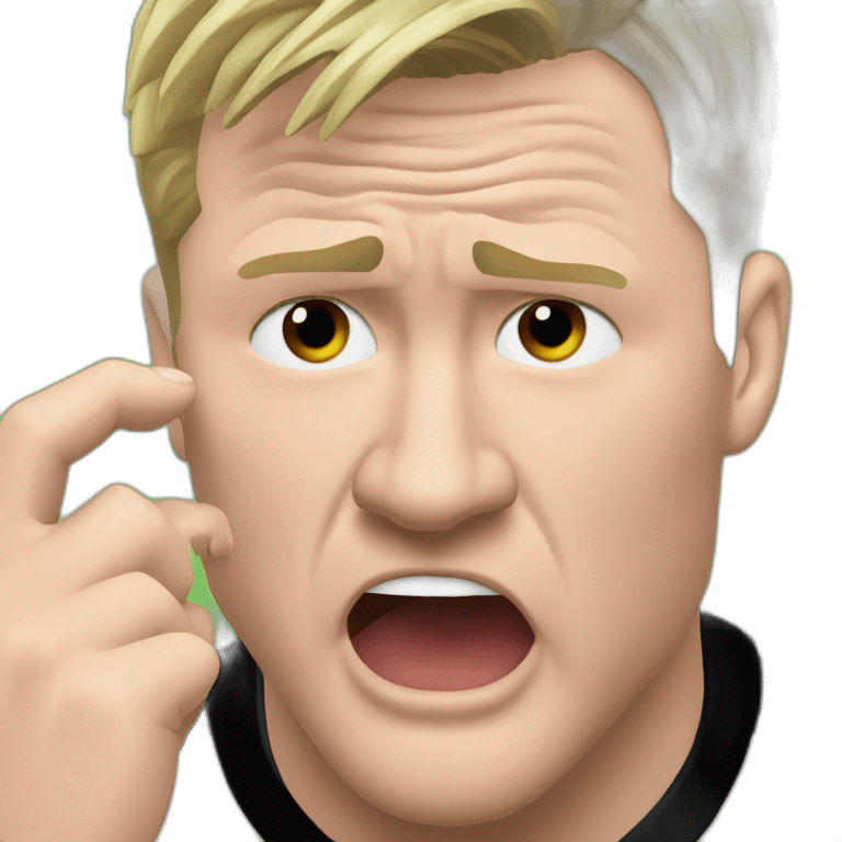 Eddie Howe biting nails emoji