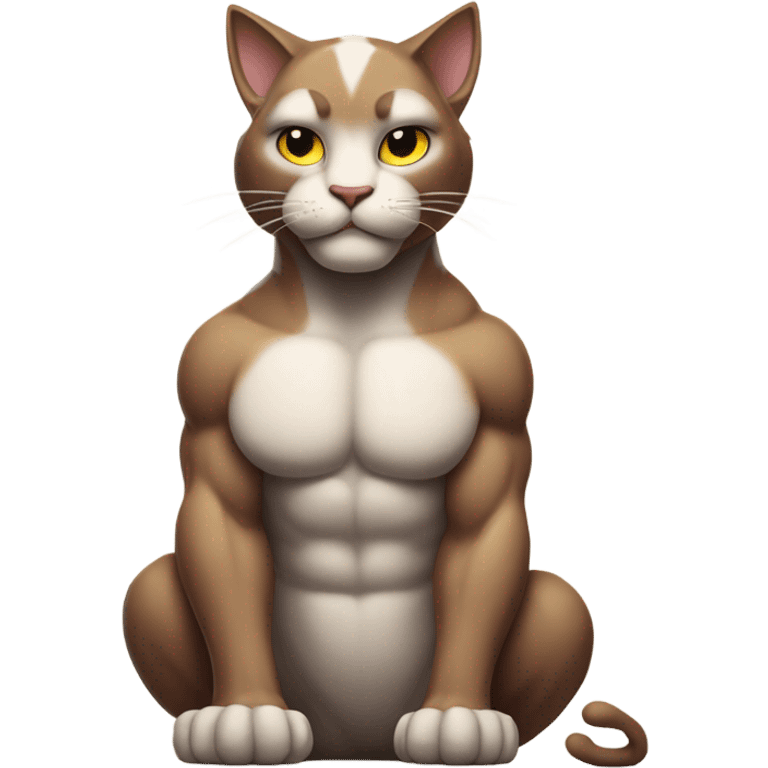 Cat with biceps emoji