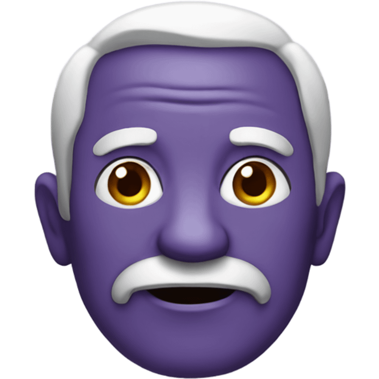 Purple old man emoji