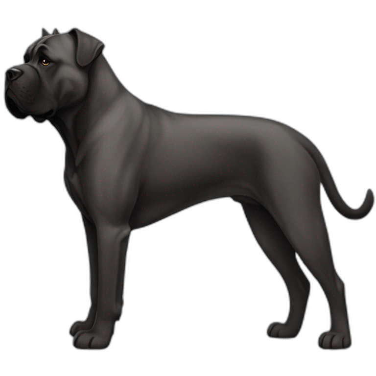 dog Cane Corso in profile emoji