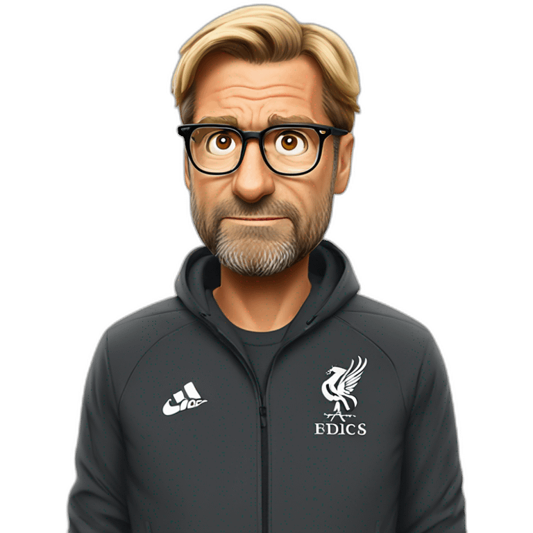 Jurgen Klopp shoulder shrug don't know emoji