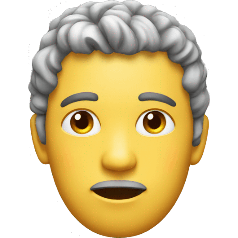 3d emoji of thinking emoji