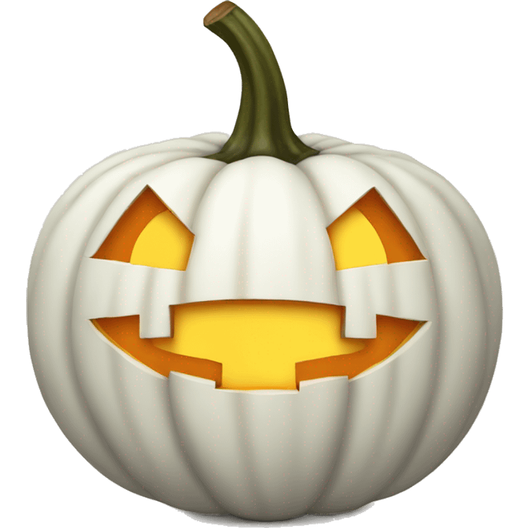 white pumpkin emoji