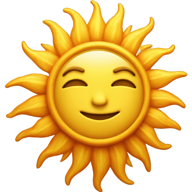 Sun emoji