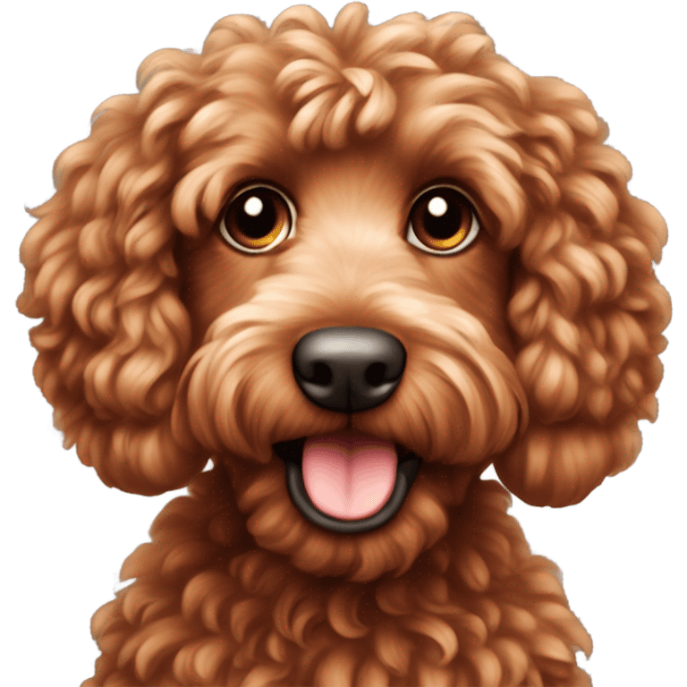 Red cockapoo  emoji