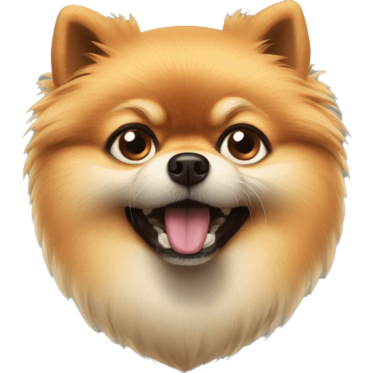 angry pomeranian face right emoji