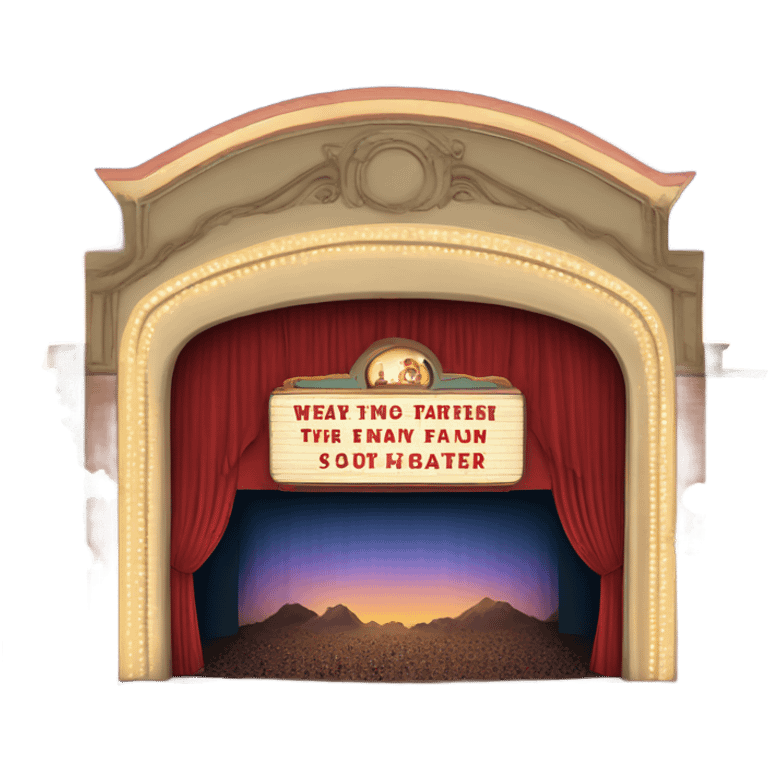 1950s Outdoor Movie theater emoji