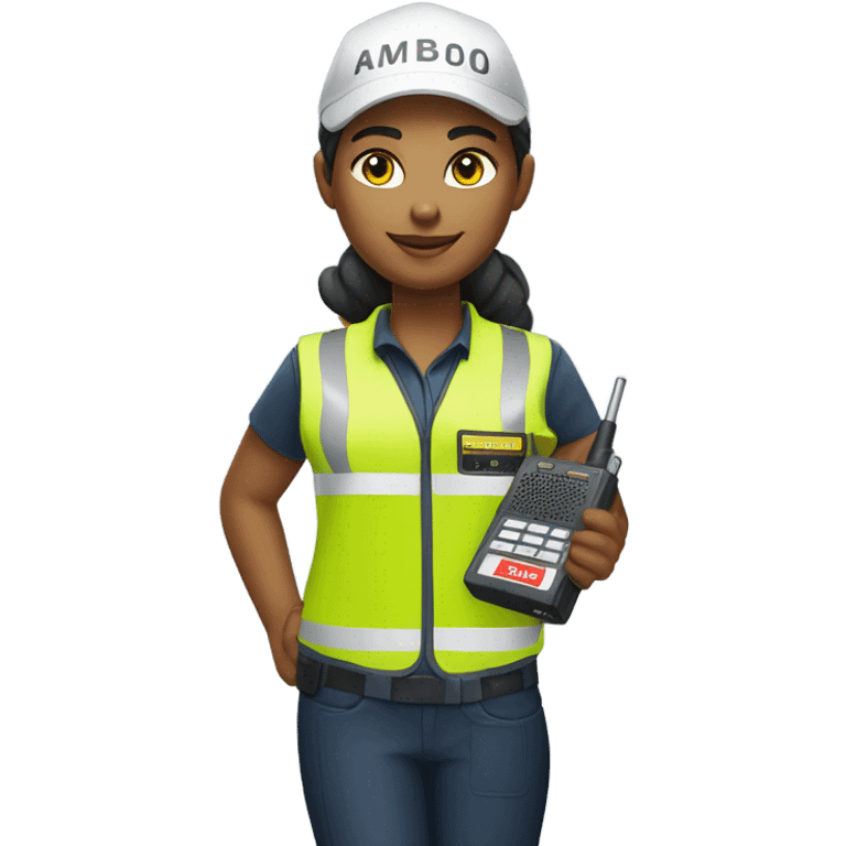 Female airport worker  emoji