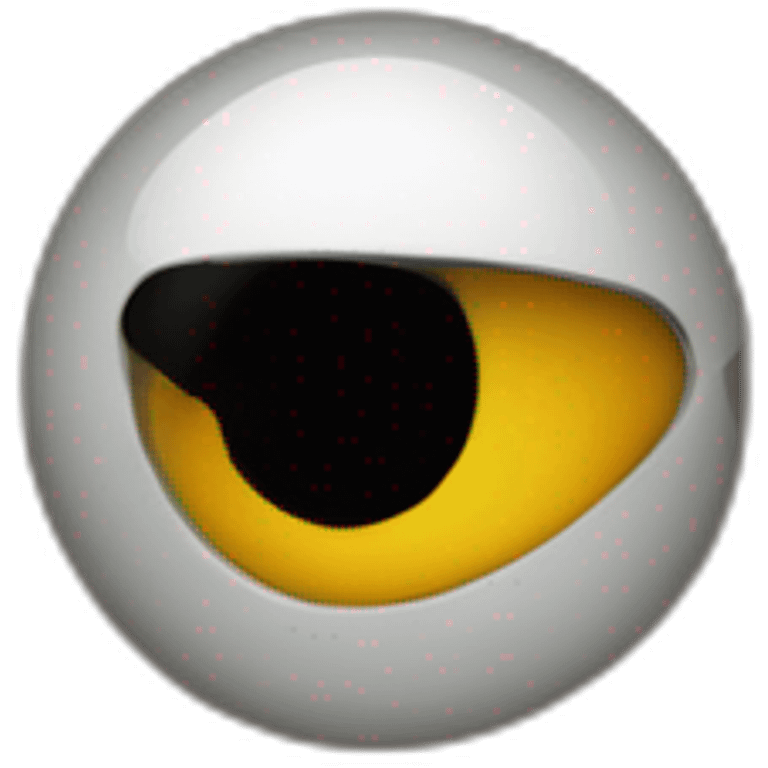 3d sphere with a cartoon Cave Spider skin texture with Eye of Horus emoji