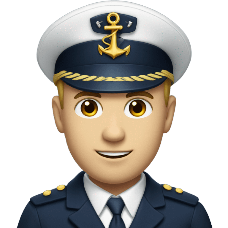 white navy man  emoji