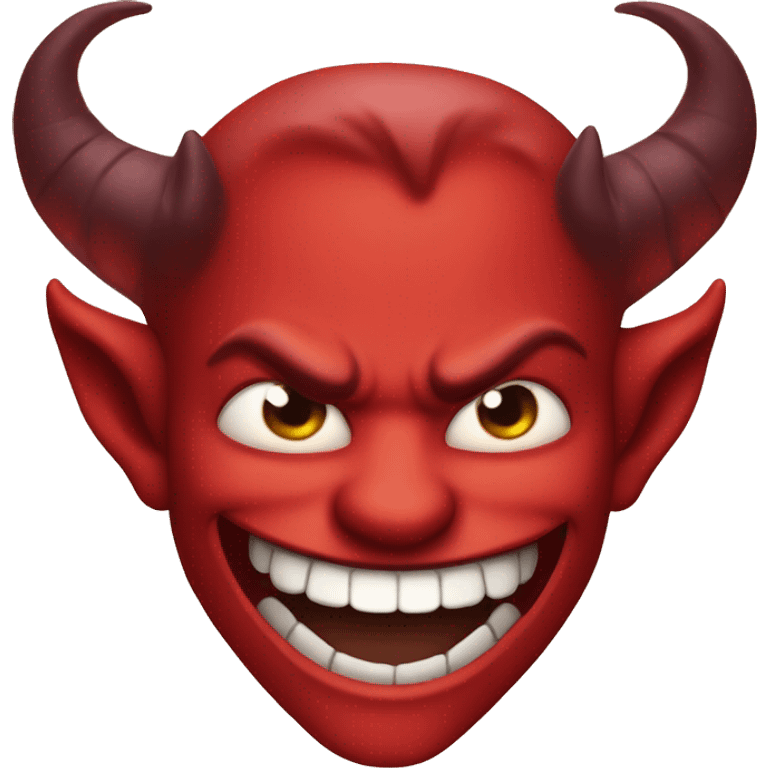 Devil with smile emoji