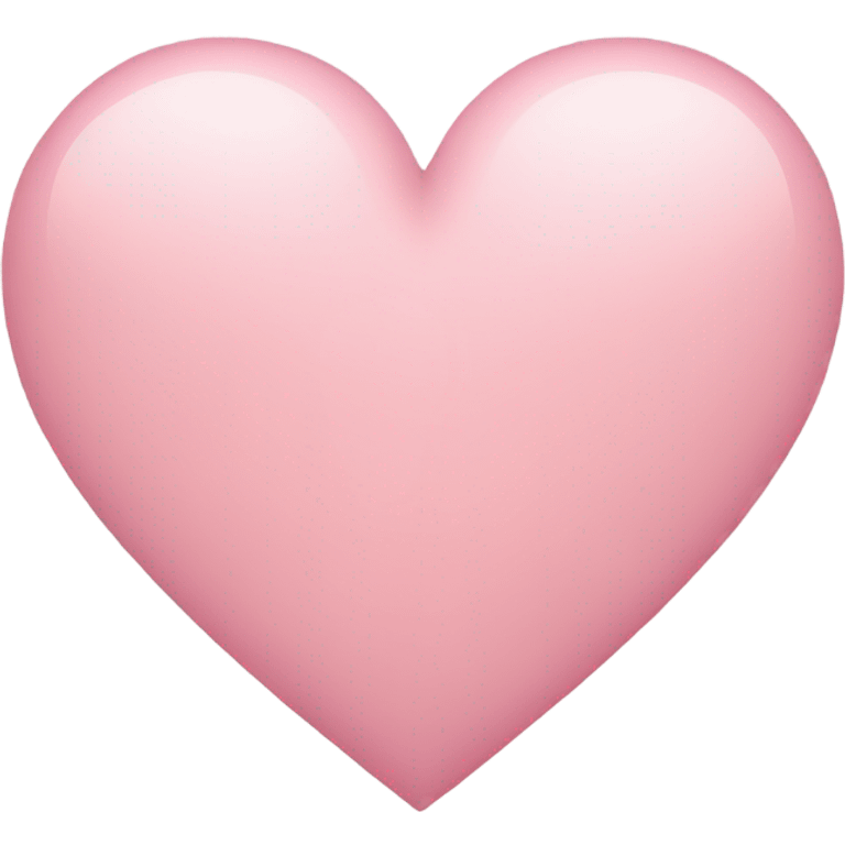 light pink heart  emoji