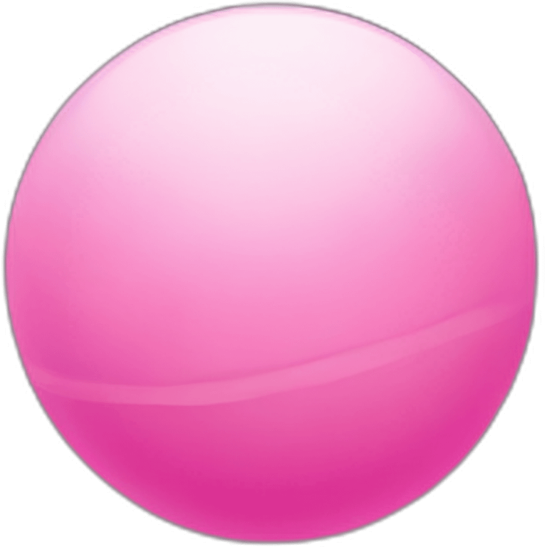 Pink planet emoji