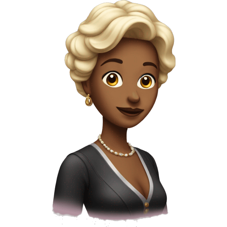 lady with martinin emoji