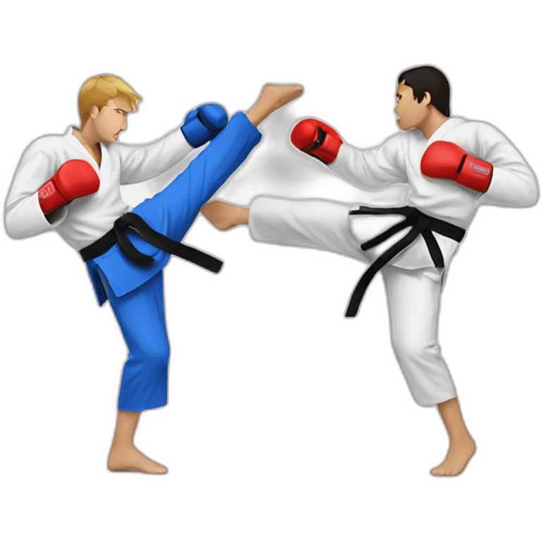 Taekwondo fight  emoji