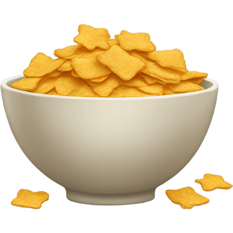 Bowl of cornflakes food emoji  emoji