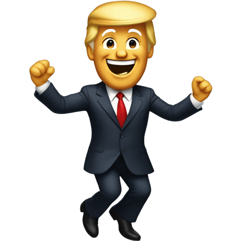 Donald Trump dancing emoji