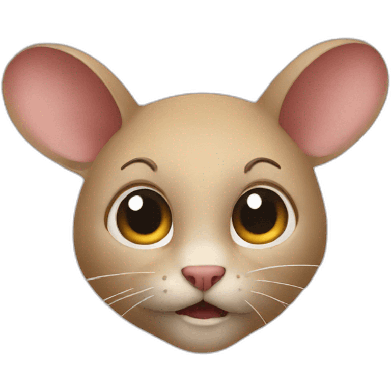 Chat qui souris emoji