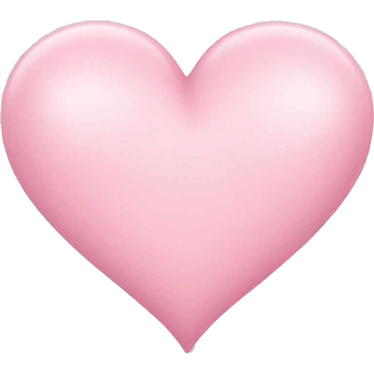 cute light pink heart emoji