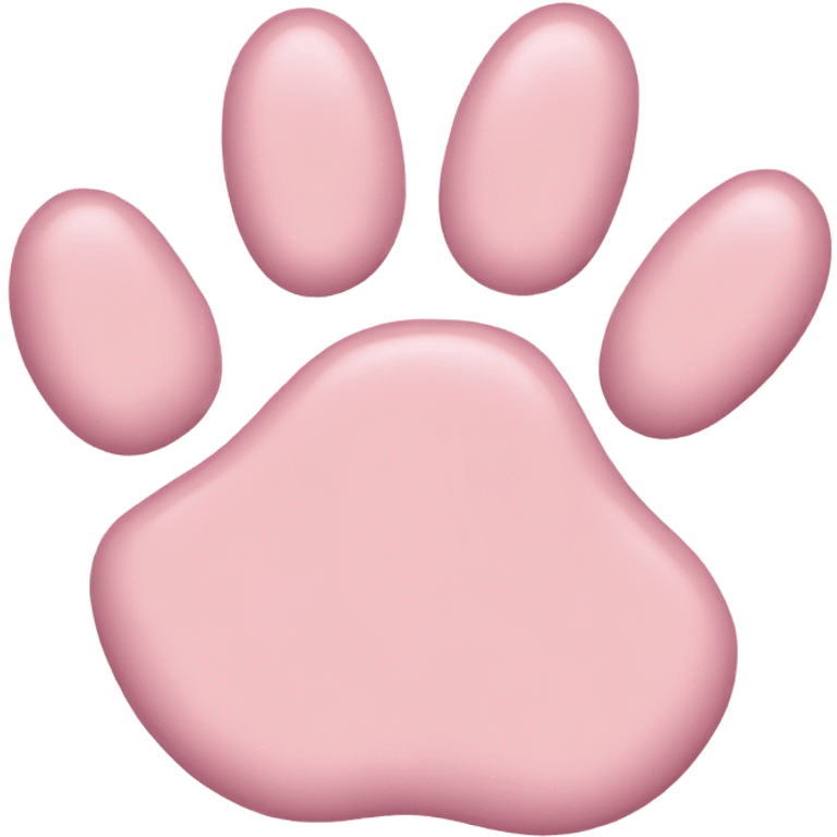 light pink kitten paw emoji