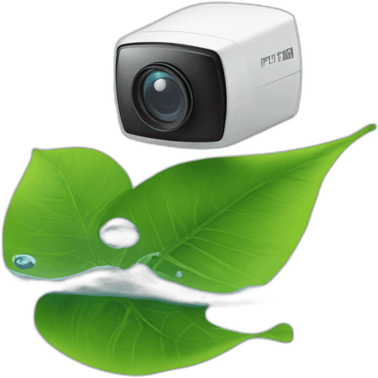 security-ptz-camera-and-leaf-floating-on-water-block emoji