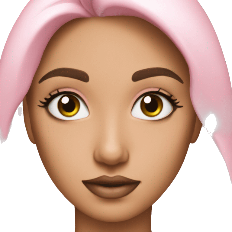 beauty brows pink emoji