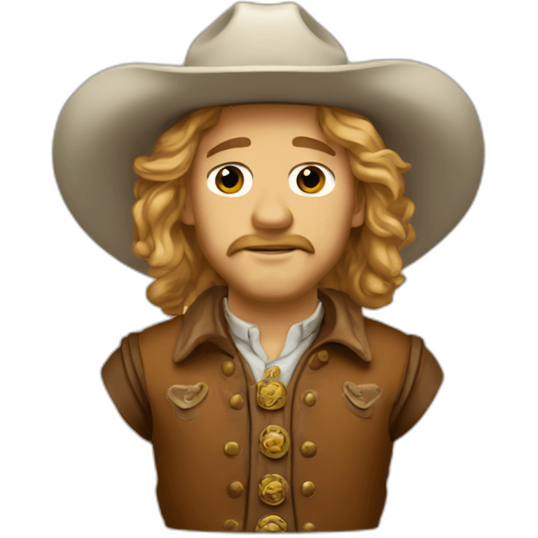 cute buffalo bill cody emoji