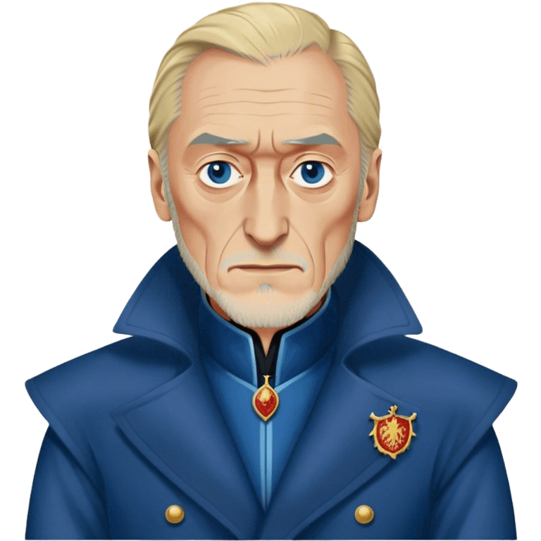 Tywin Lannister from game of thrones, blue coat emoji