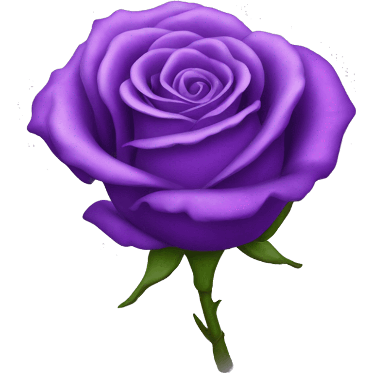 Purple rose  emoji